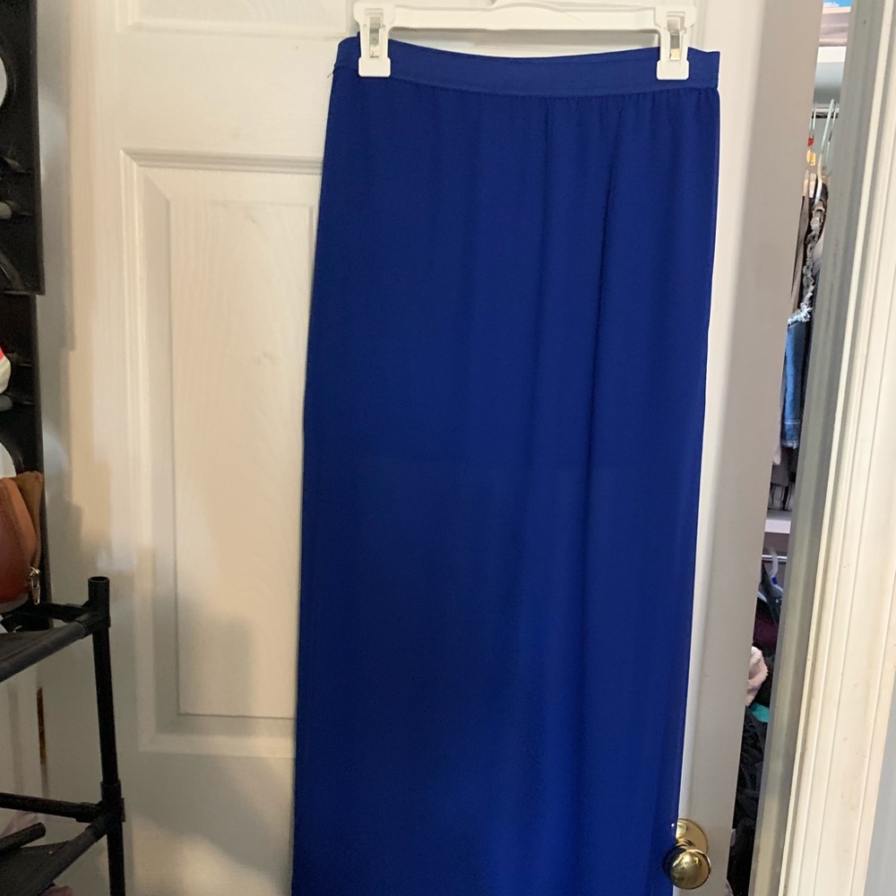 Royal Blue maxi Skirt